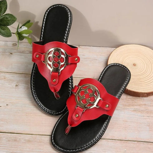 'Jade' Flat Sandals - Celes Fashion